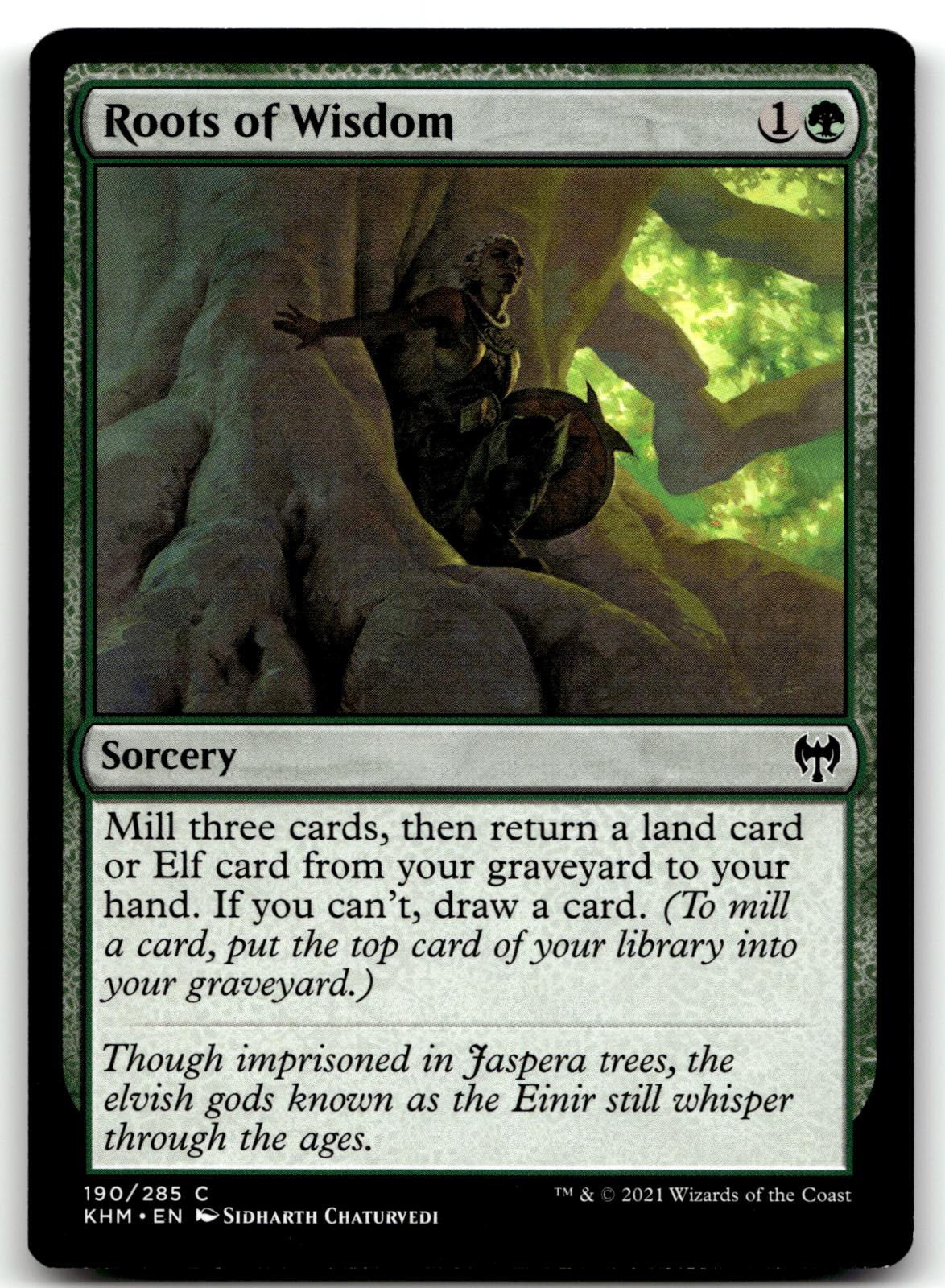 Roots of Wisdom 190 Common Kaldheim Magic: The Gathering Near Mint