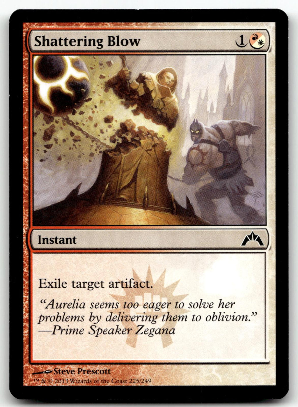 Shattering Blow 225 Common Gatecrash Magic: The Gathering Near Mint
