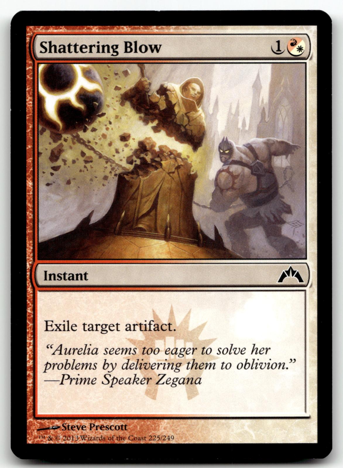 Shattering Blow 225 Common Gatecrash Magic: The Gathering Near Mint