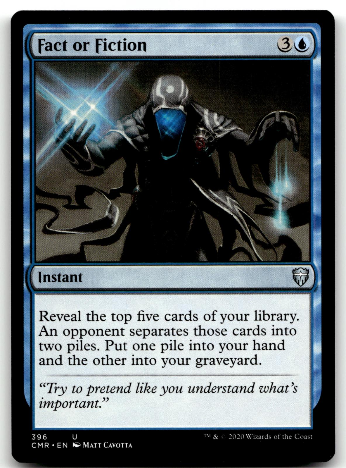 Fact or Fiction 396 Uncommon Commander Legends Magic: The Gathering Near Mint