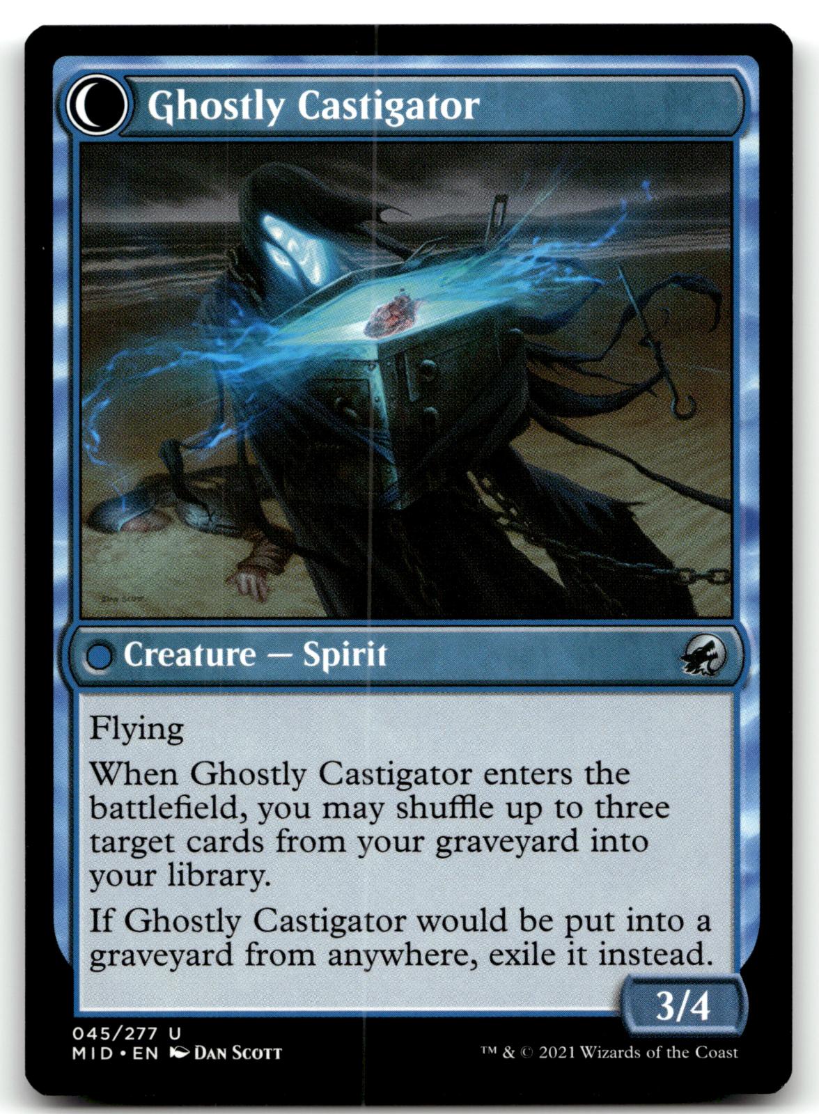 Covetous Castaway 45 Uncommon Innistrad: Midnight Hunt Magic: The Gathering NM