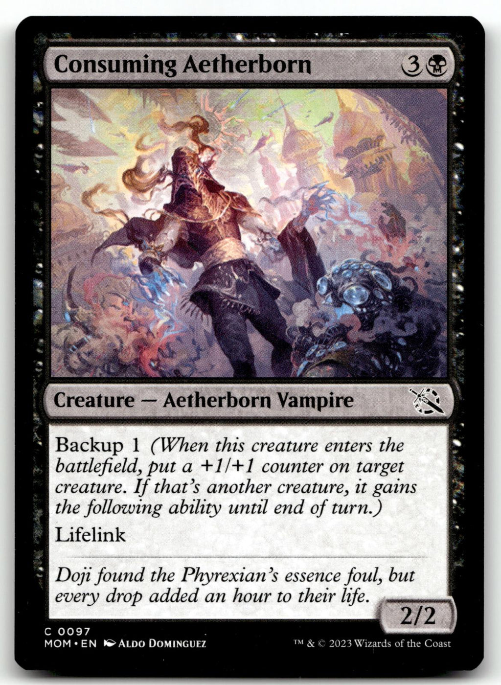 Consuming Aetherborn 97 Common March of the Machine Magic: The Gathering NM
