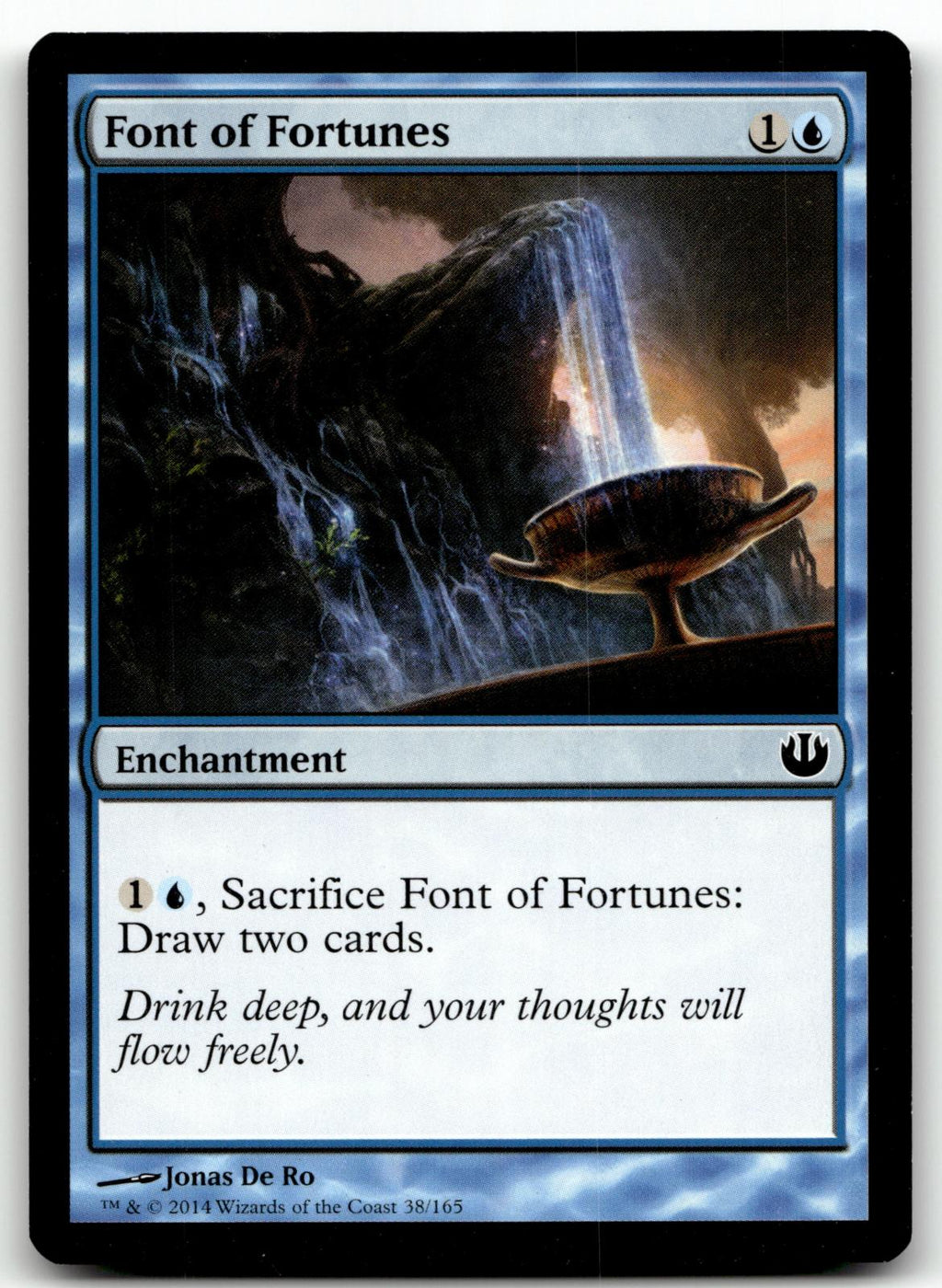 Font of Fortunes 38 Common Journey Into Nyx Magic: The Gathering Near Mint