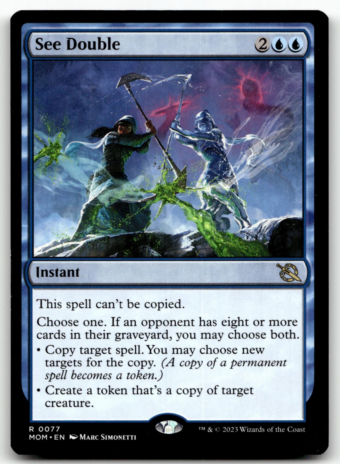See Double 77 Rare March of the Machine Magic: The Gathering Near Mint