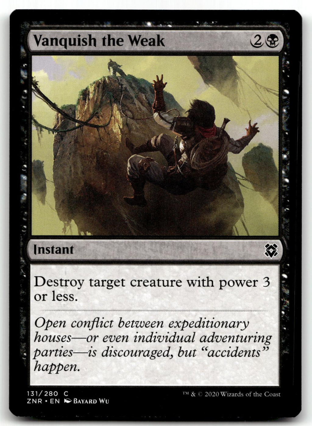 Vanquish the Weak 131 Common Zendikar Rising Magic: The Gathering Near Mint
