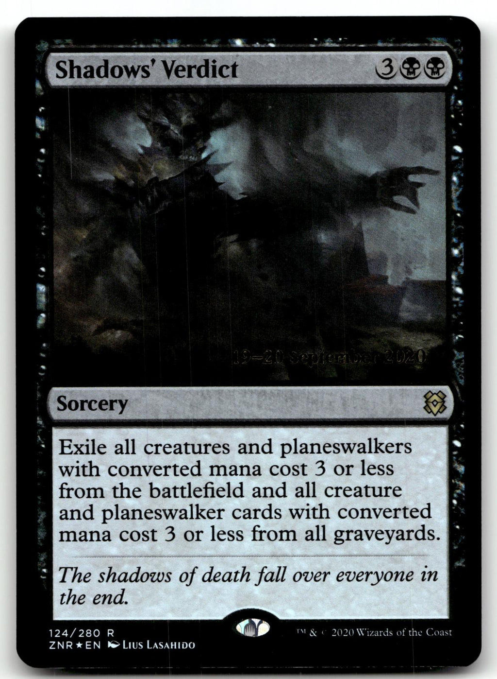 Shadows' Verdict 124 Rare Zendikar Rising Magic: The Gathering Foil Near Mint