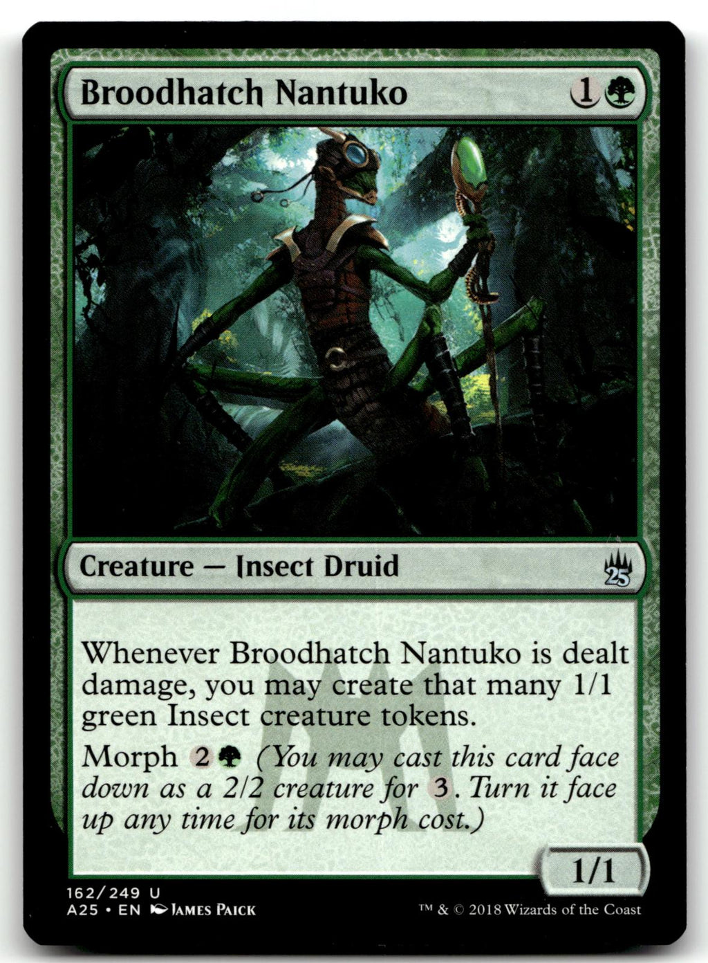 Broodhatch Nantuko 162 Uncommon Masters 25 Magic: The Gathering Near Mint