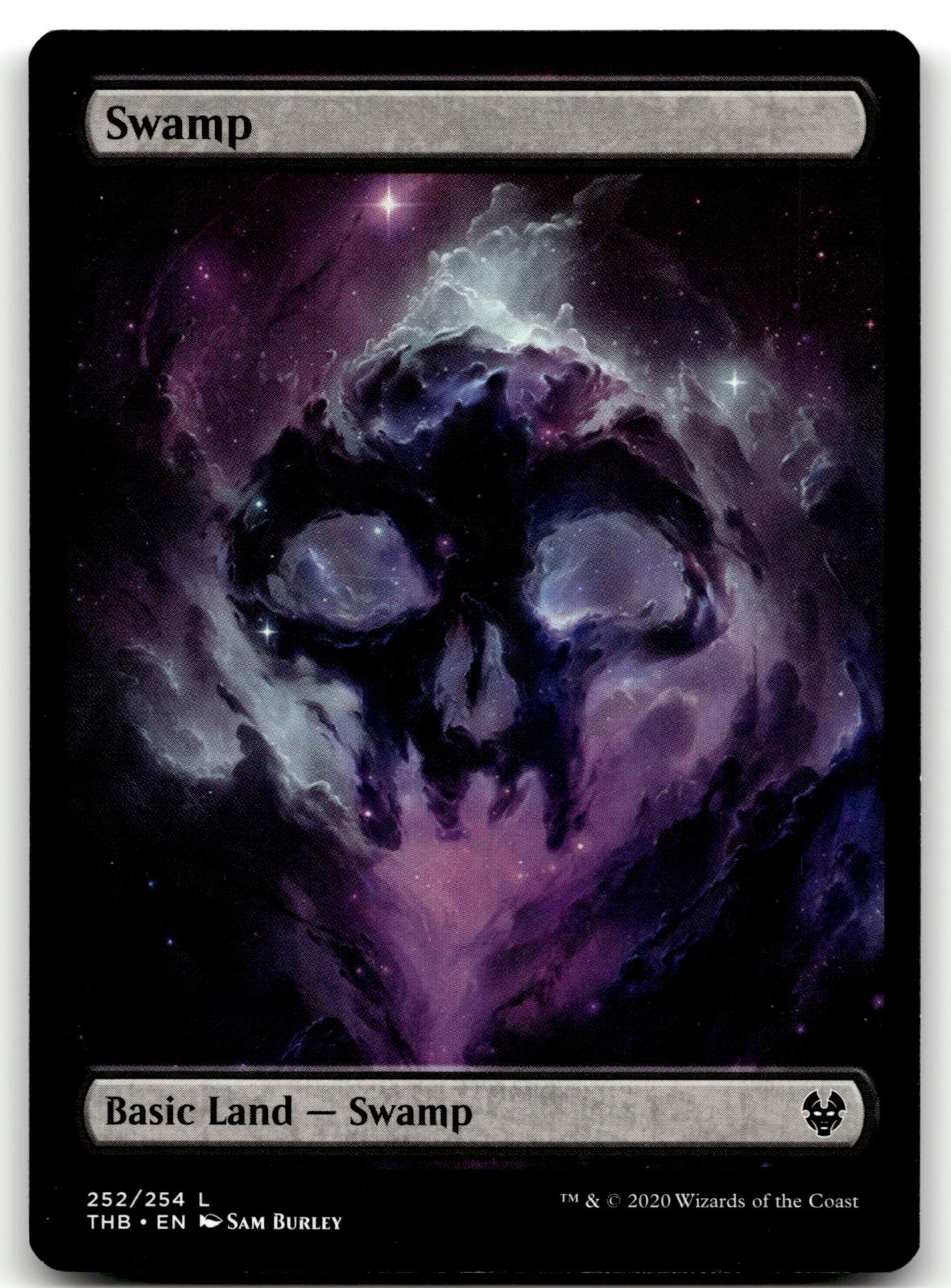 Swamp 252 Land Theros Beyond Death Magic: The Gathering Near Mint