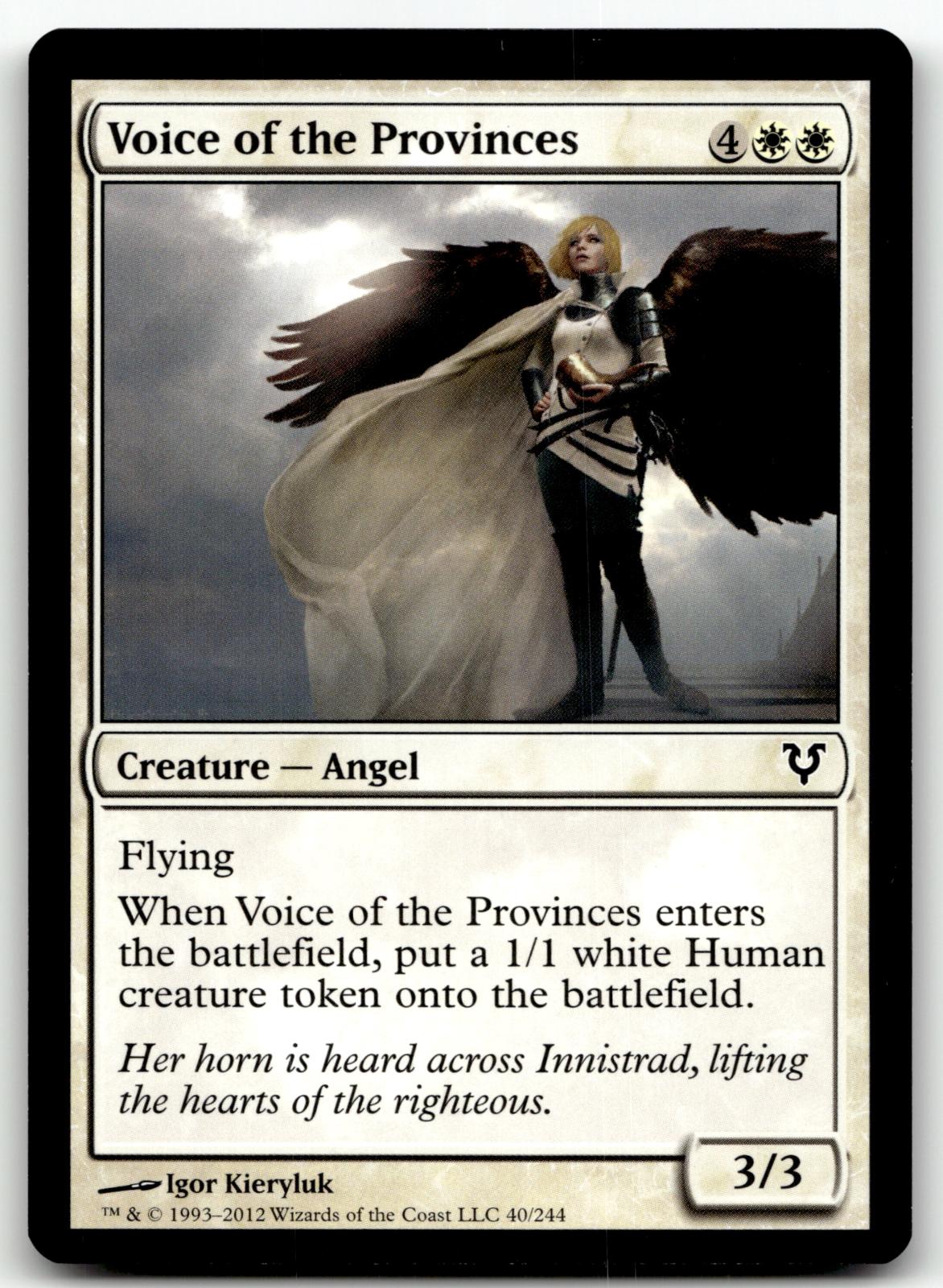 Voice of the Provinces 40 Common Avacyn Restored Magic: The Gathering Near Mint