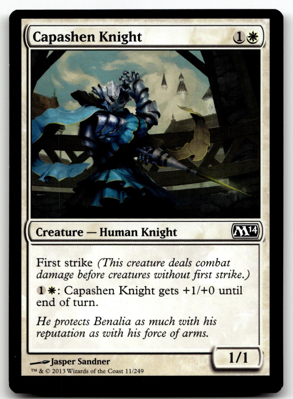 Capashen Knight 11 Common Magic 2014 (M14) Magic: The Gathering Near Mint
