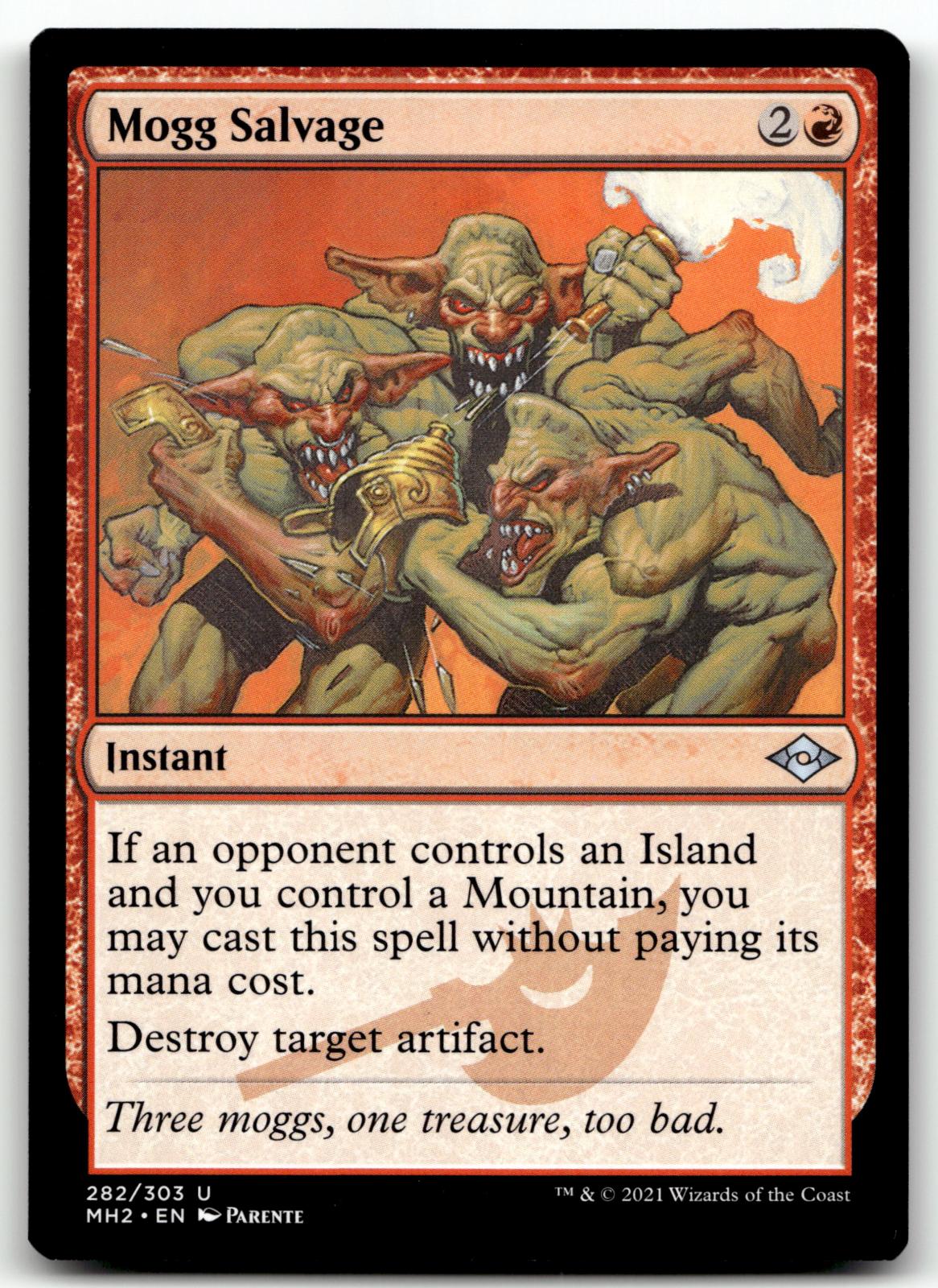 Mogg Salvage 282 Uncommon Modern Horizons 2 Magic: The Gathering Near Mint