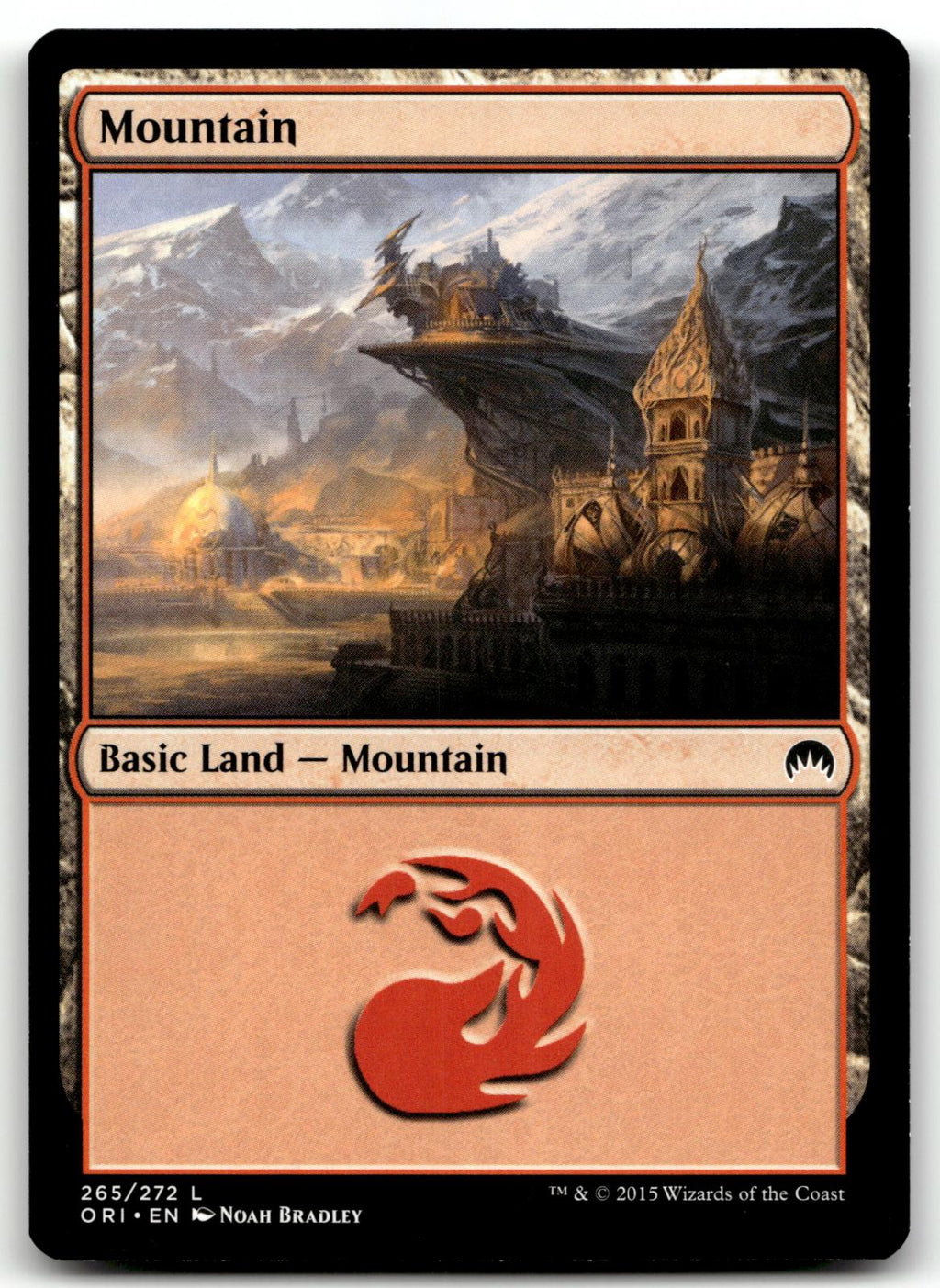 Mountain (265) 265 Land Magic Origins Magic: The Gathering Near Mint