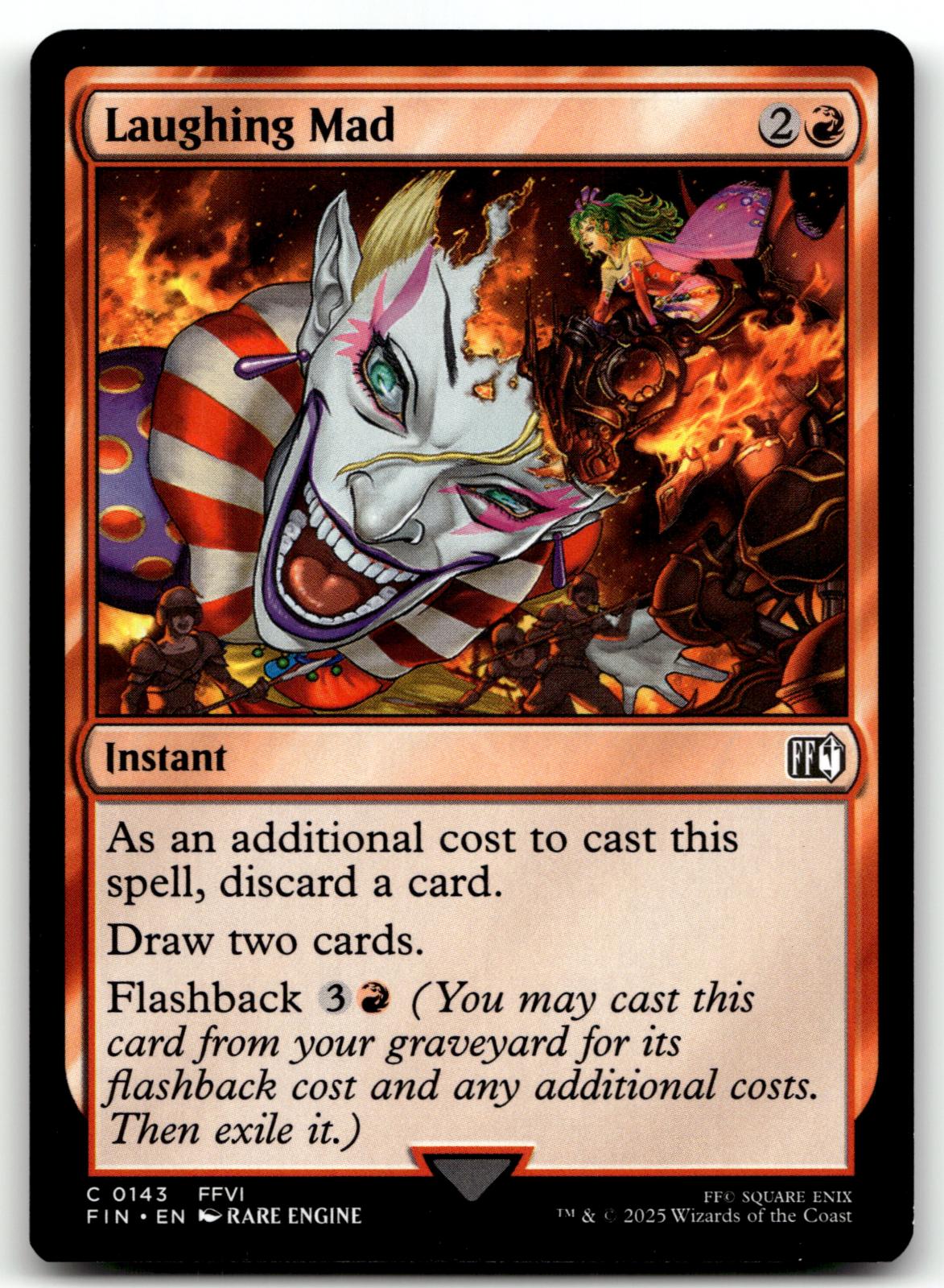 Laughing Mad 143 Common FINAL FANTASY Magic: The Gathering Near Mint