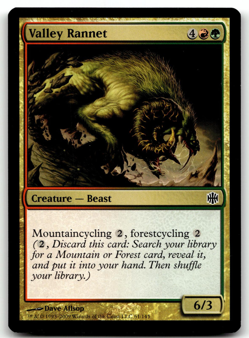 Valley Rannet 61 Common Alara Reborn Magic: The Gathering Near Mint