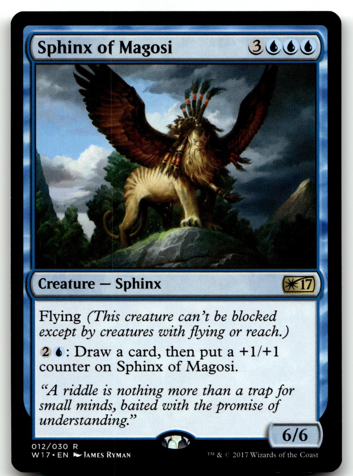 Sphinx of Magosi 12 Rare Welcome Deck 2017 Magic: The Gathering Near Mint