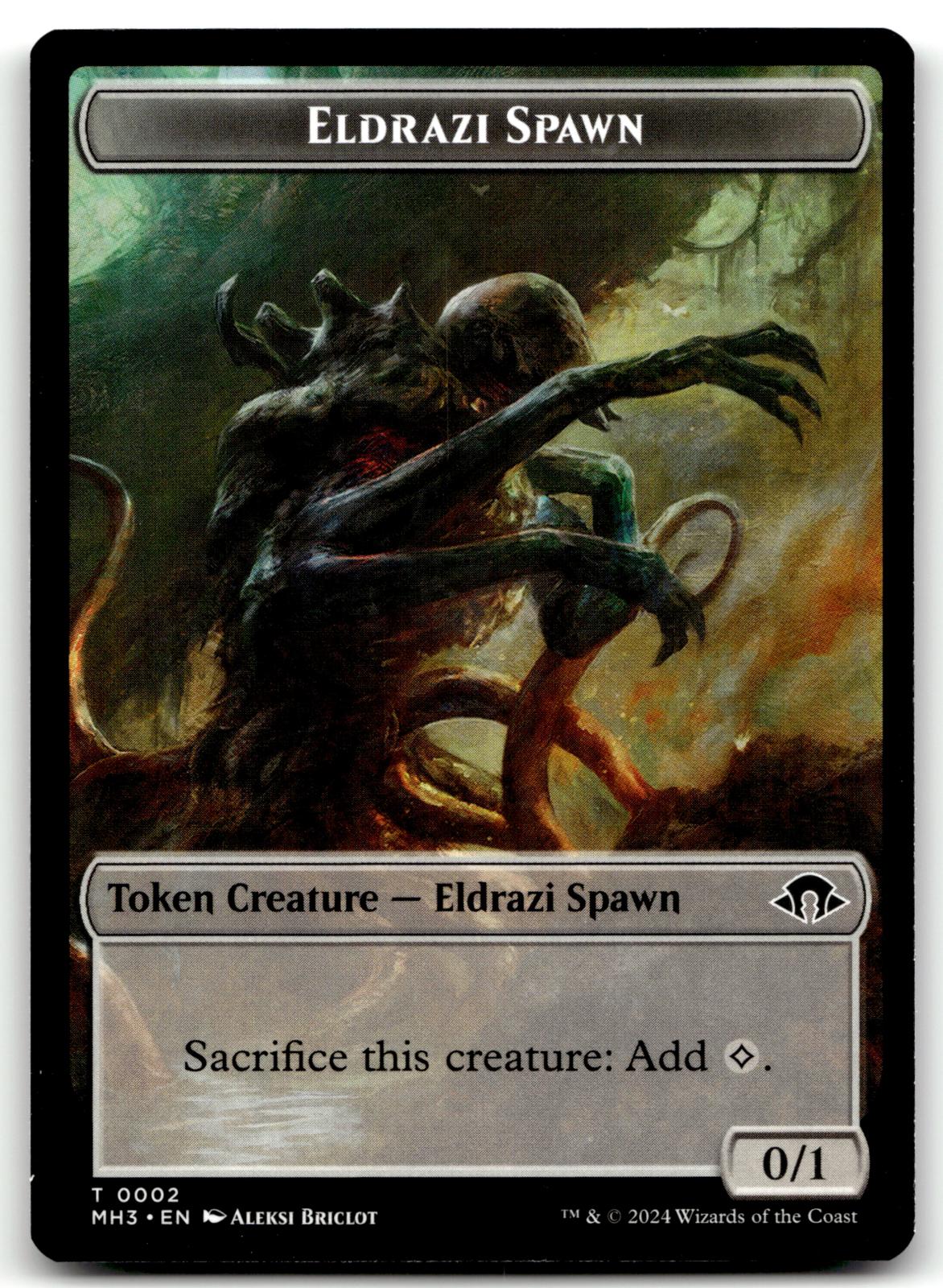 Eldrazi Spawn Token 2 Token Modern Horizons 3 Magic: The Gathering Near Mint