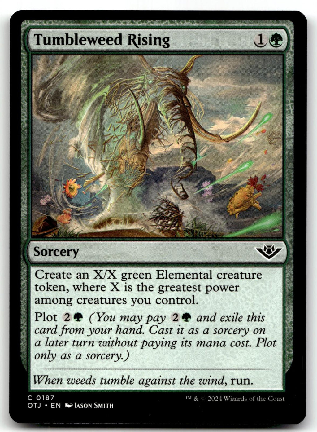 Tumbleweed Rising 187 Common Outlaws of Thunder Junction Magic: The Gathering NM