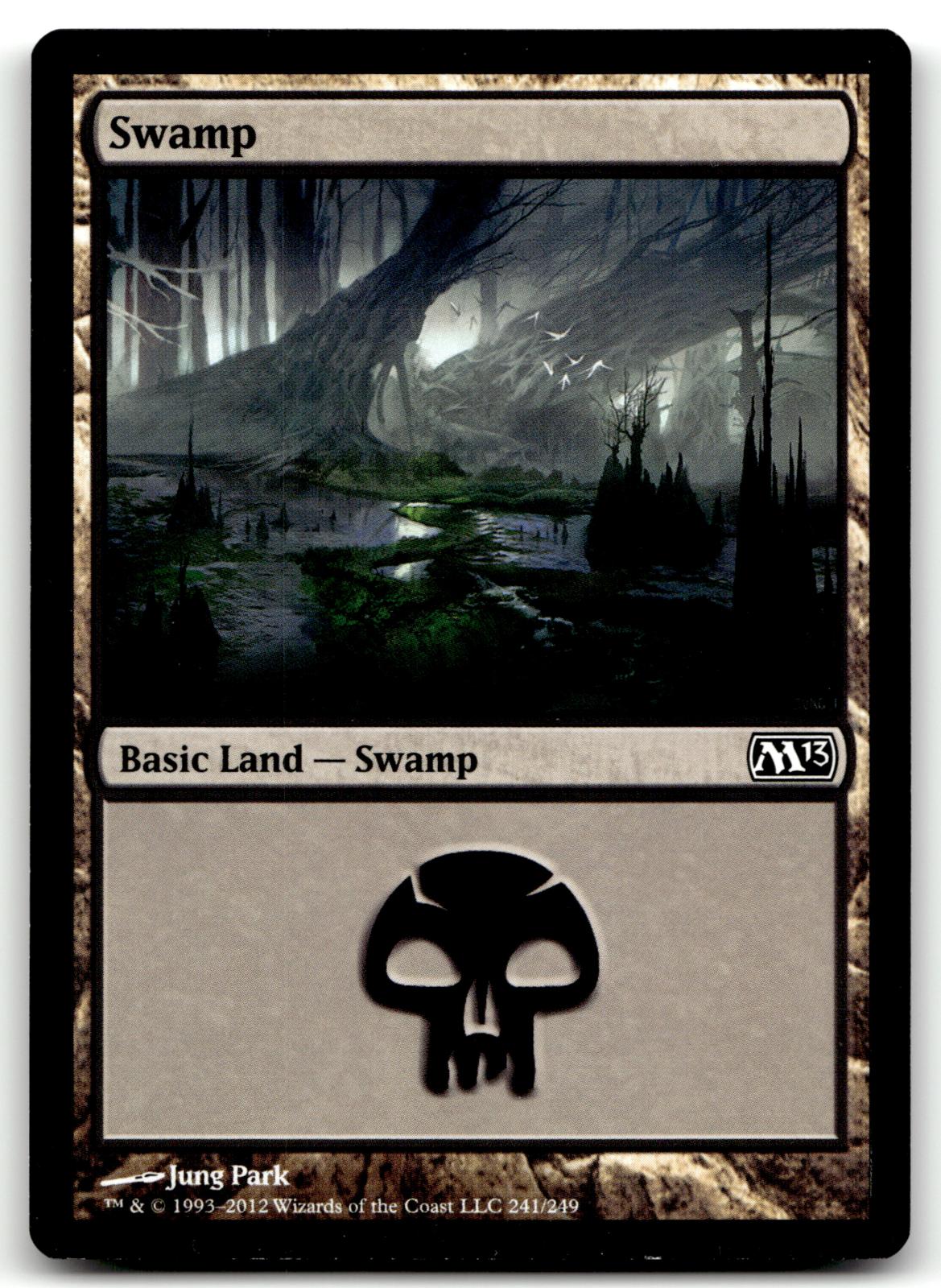 Swamp (241) 241 Land Magic 2013 (M13) Magic: The Gathering Near Mint