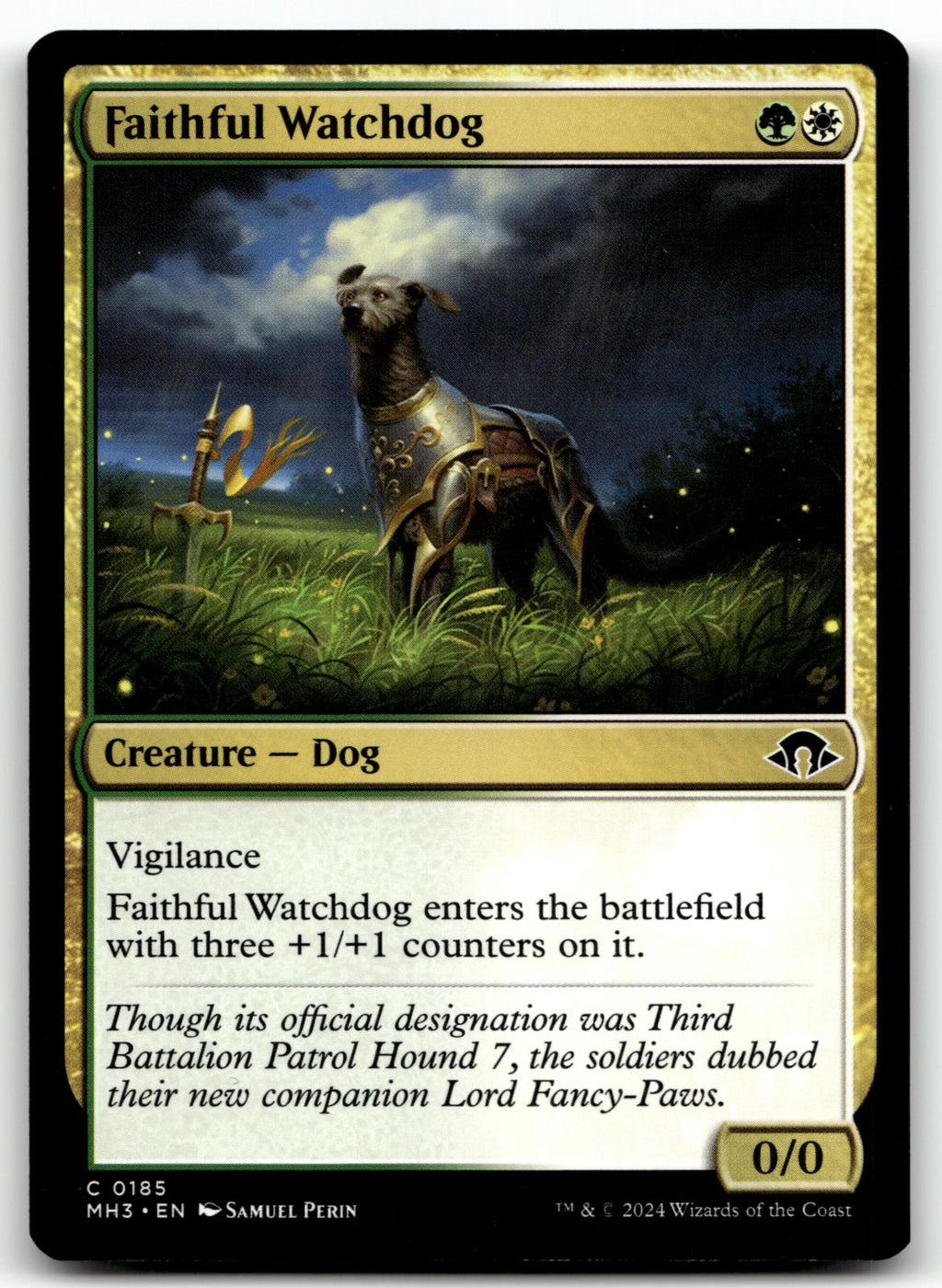 Faithful Watchdog 185 Common Modern Horizons 3 Magic: The Gathering Near Mint