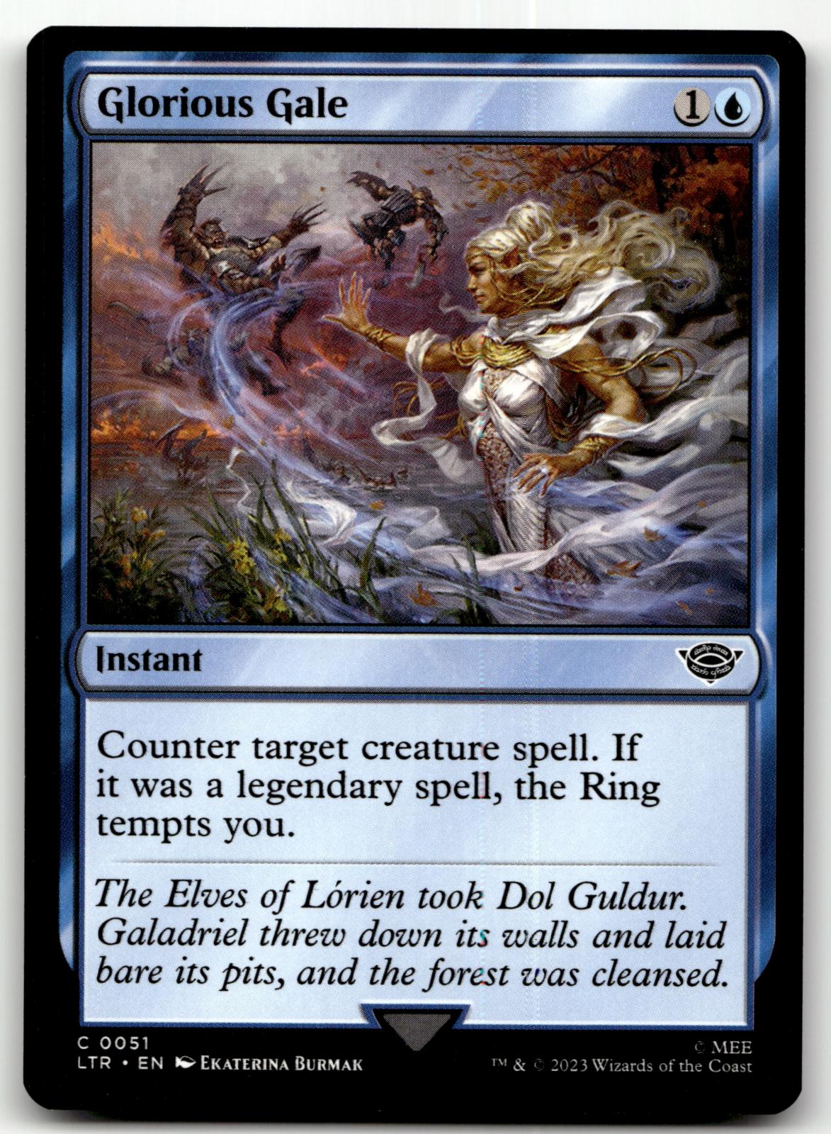 Glorious Gale 51 Universes Beyond: The Lord of the Rings: Tales of Middle-earth Magic: The Gathering NM