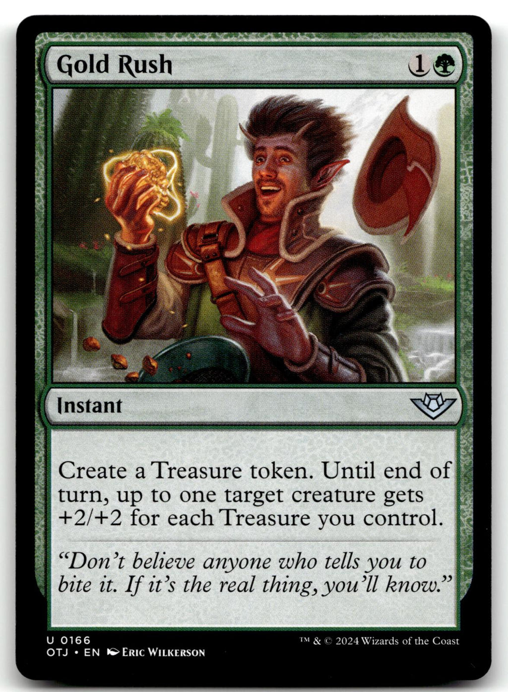 Gold Rush 166 Uncommon Outlaws of Thunder Junction Magic: The Gathering NM