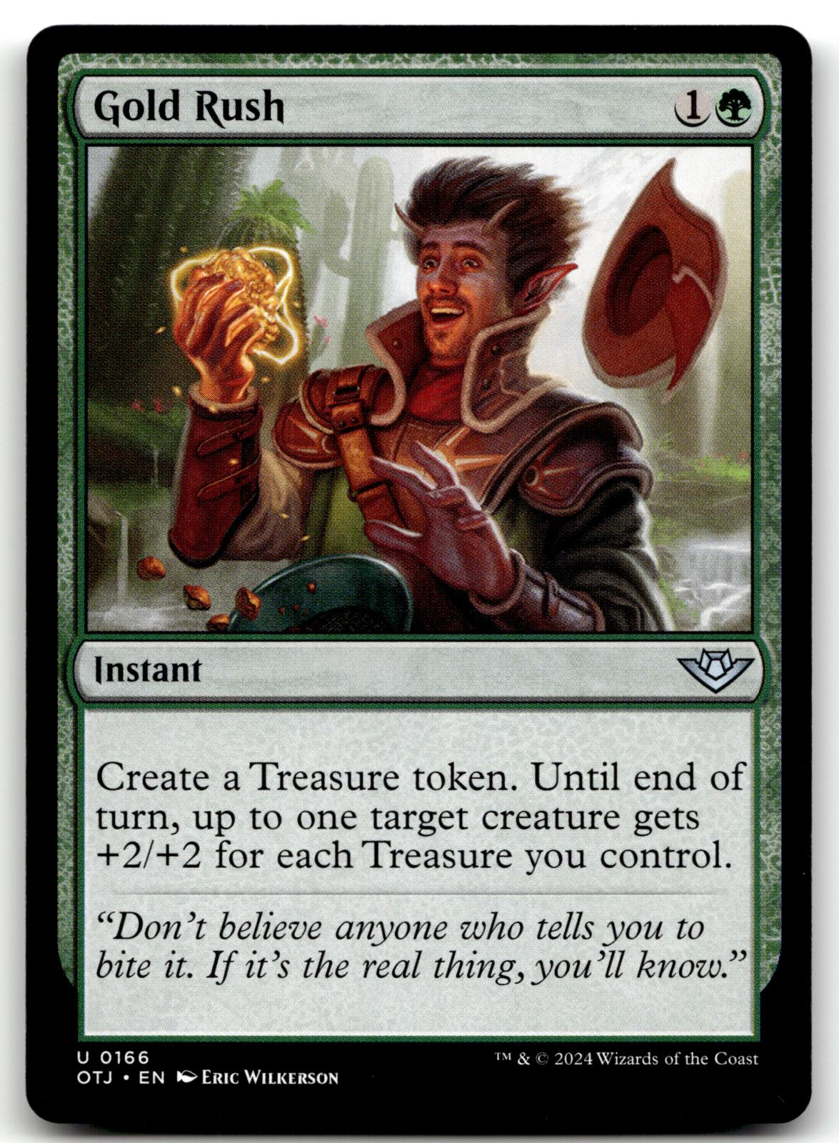 Gold Rush 166 Uncommon Outlaws of Thunder Junction Magic: The Gathering NM