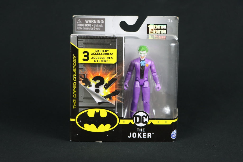 DC Comics Joker The Caped Crusader 4" Action Figure 1st Editions Spin Master