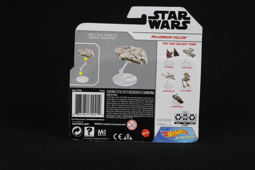 Hot Wheels Star Wars Millennium Falcon Starships Mattel Die-cast GWV23 2019