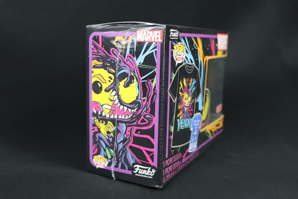 Blacklight Venom Eddie Brock Funko Pop & T-Shirt Bundle 2XL Target - Sealed XXL