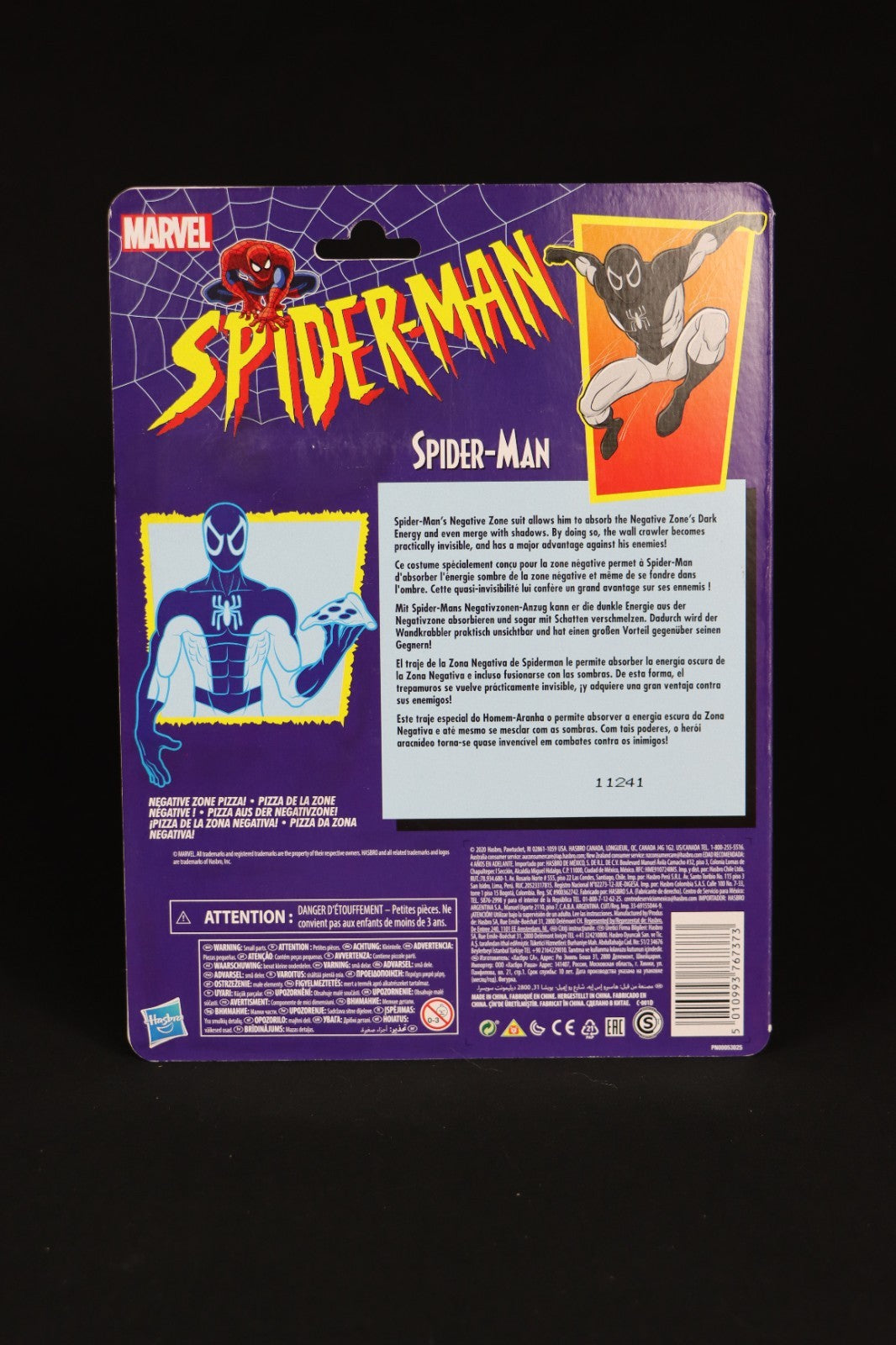 Hasbro Marvel Legends 6" Retro Collection Spider-Man [Black and White Suite]