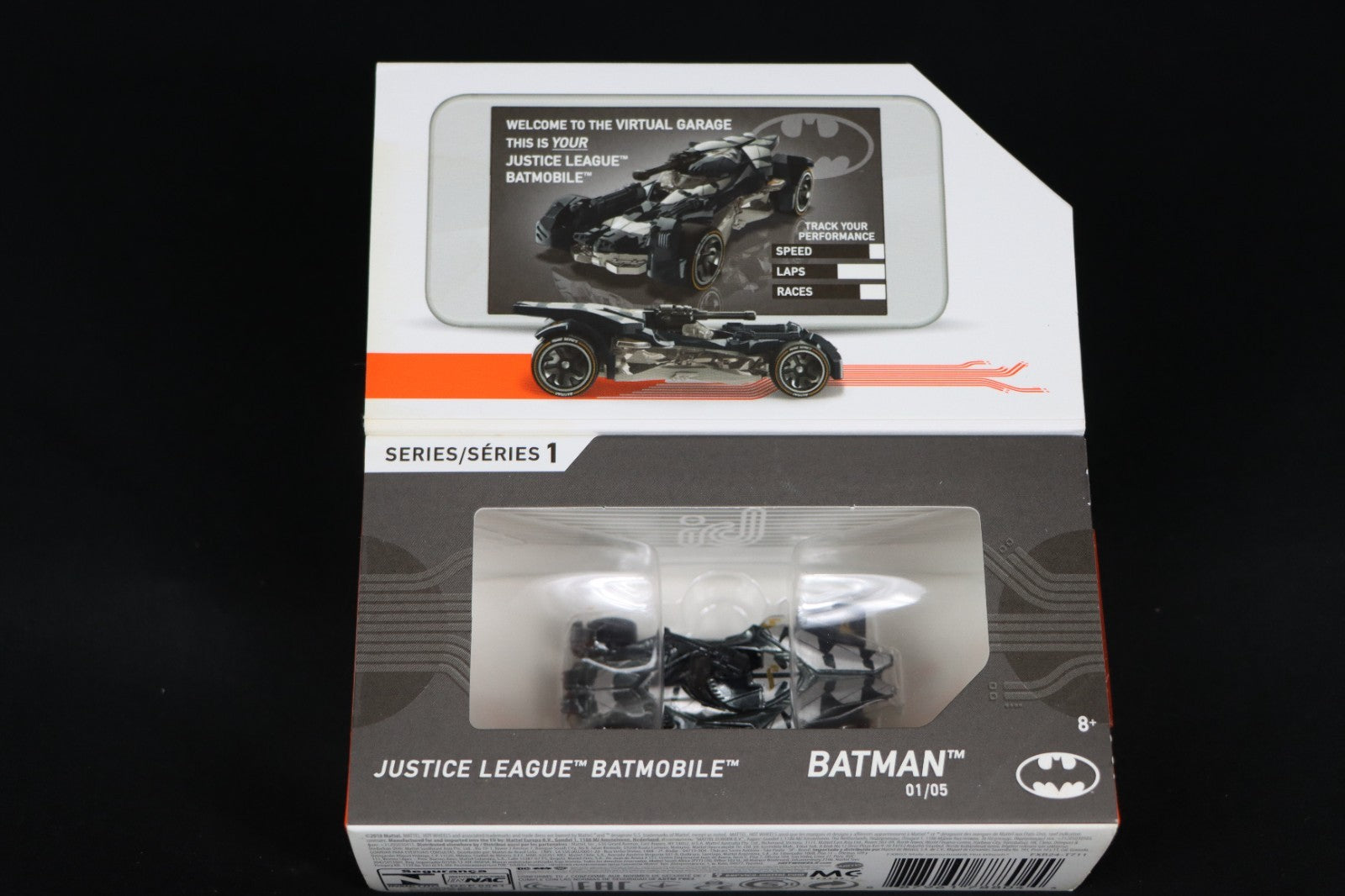 Hot Wheels ID Batman Justice League Batmobile Series 1 New In Box HW ID UC