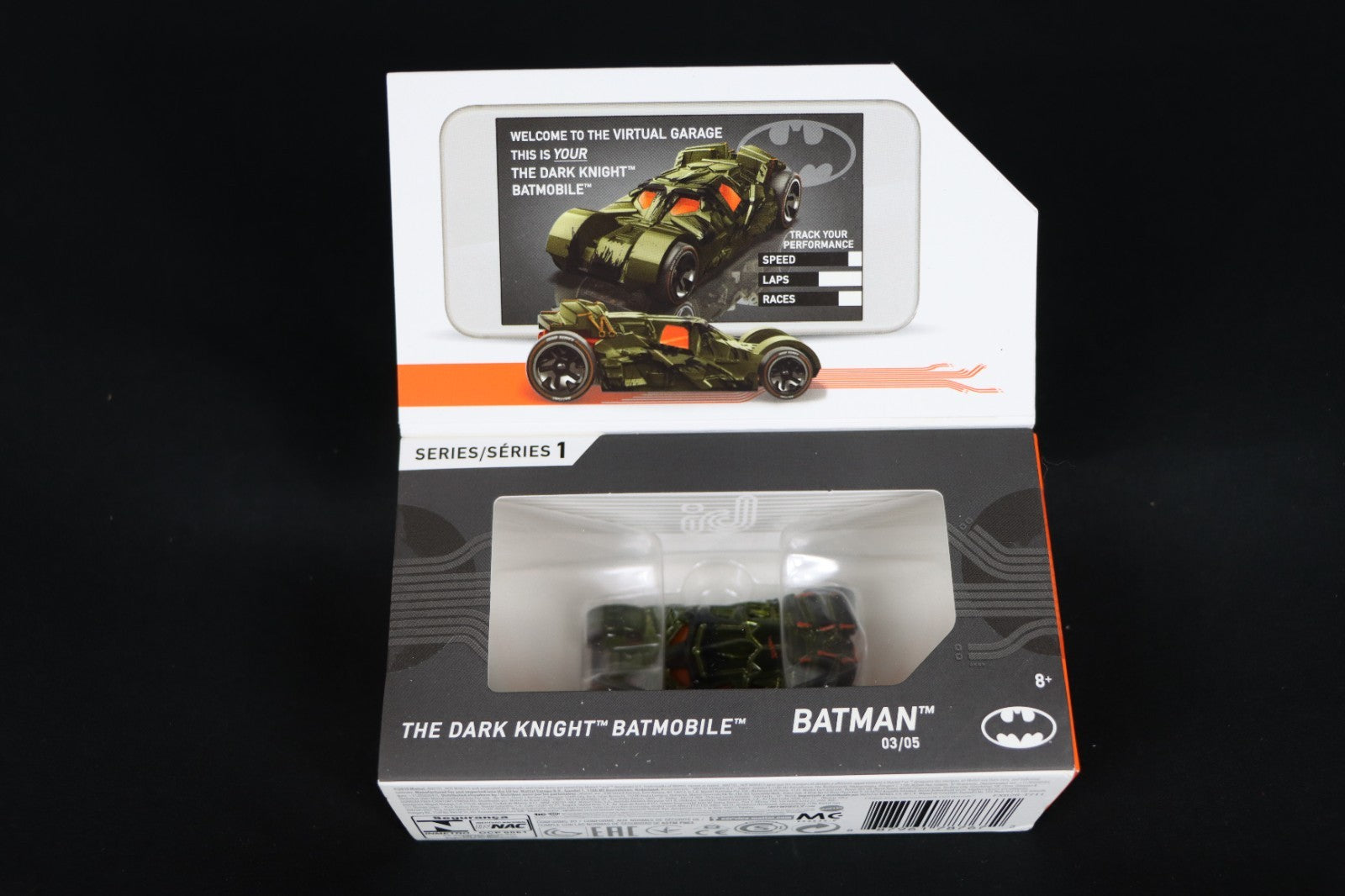 Hot Wheels id DARK KNIGHT BATMOBILE (great condition) Batman Limited Run 2018