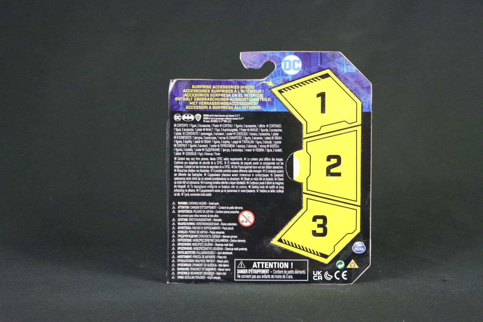 DC Mr Freeze 3.75" Figure 2021 MIP Batman Bat-Tech Spin Master DC Exclusive