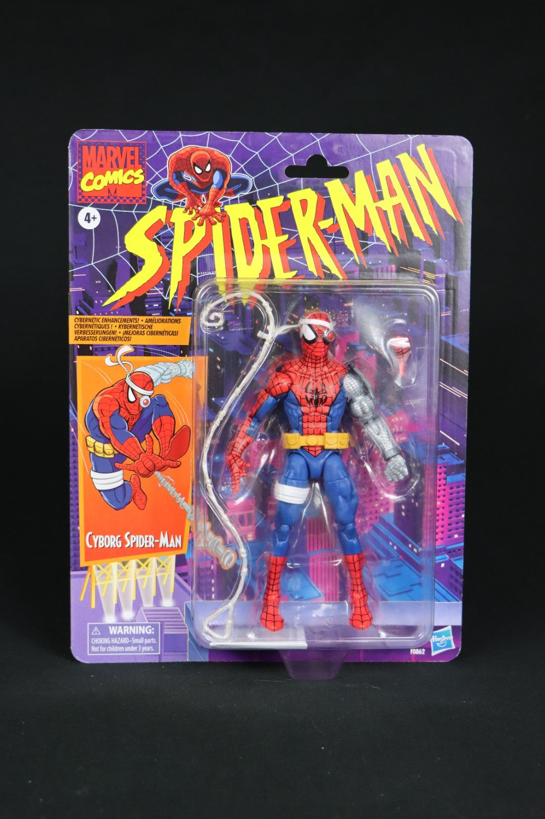 Hasbro Marvel Retro Cyborg Spider-Man 6" Action Figure - Multicolored