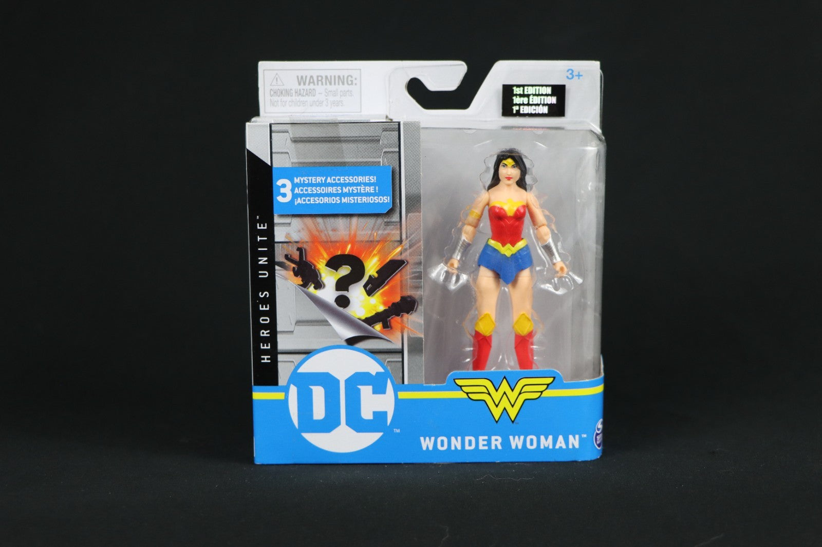 DC SPINMASTER HEROES UNITE WONDER WOMAN 4" FIGURE 1ST EDITION NEW 2020