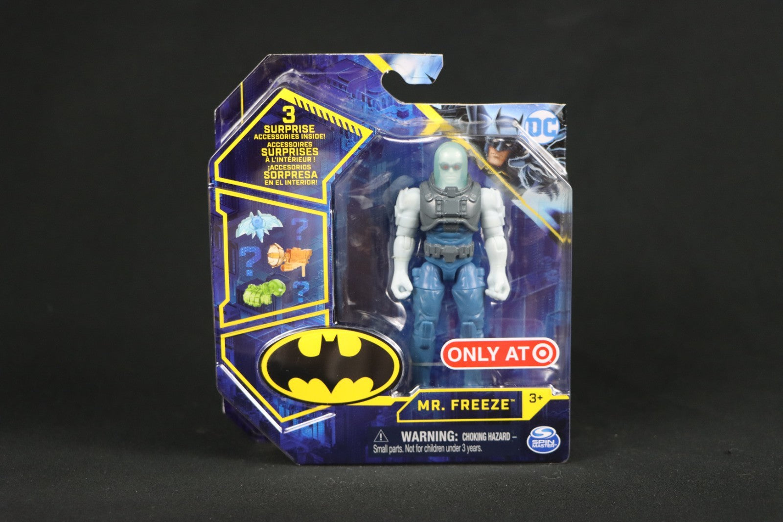 DC Mr Freeze 3.75" Figure 2021 MIP Batman Bat-Tech Spin Master DC Exclusive