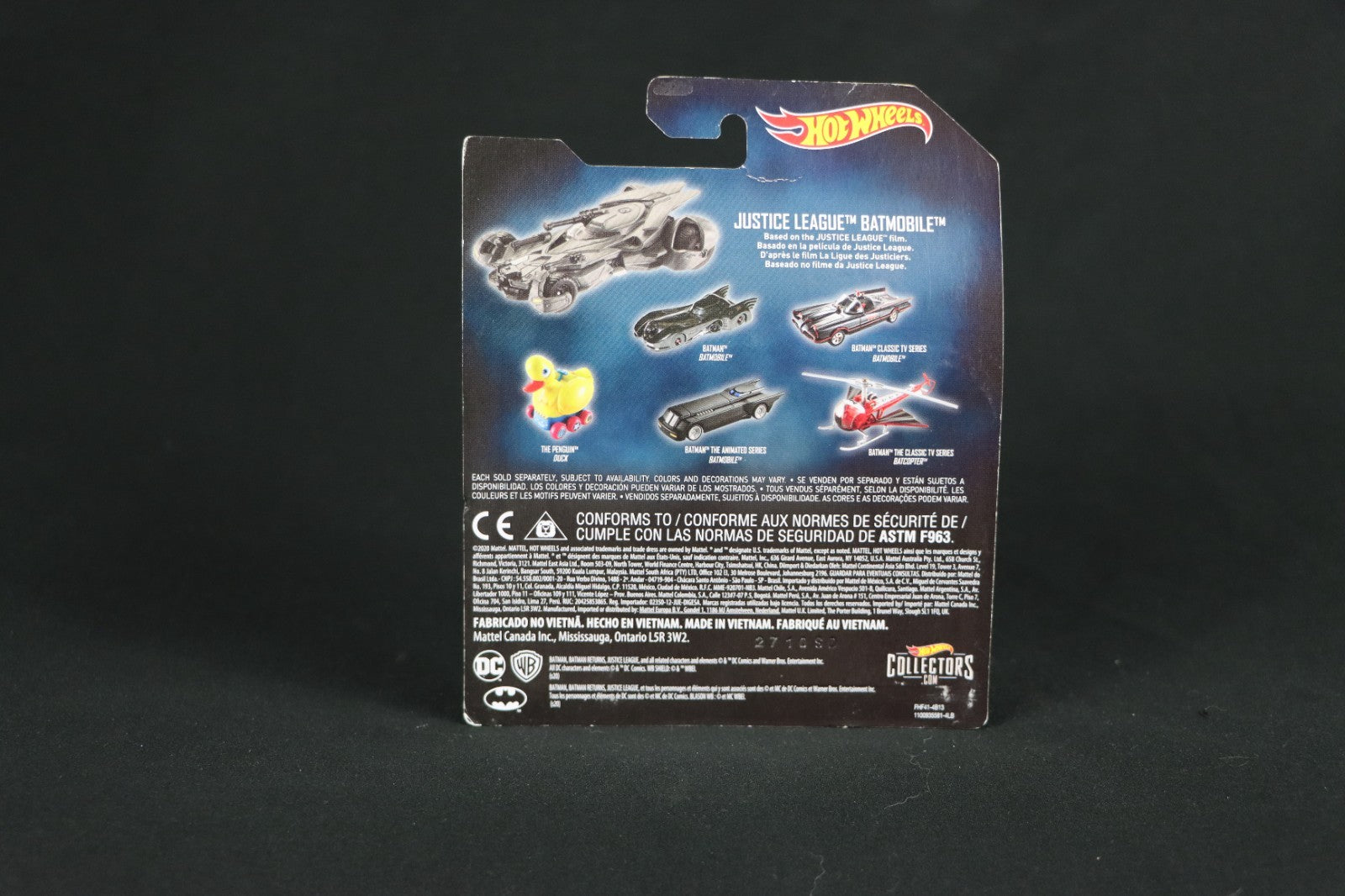NEW Mattel FHF41 Hot Wheels Batman JUSTICE LEAGUE BATMOBILE 1:50 2021 Wave 1