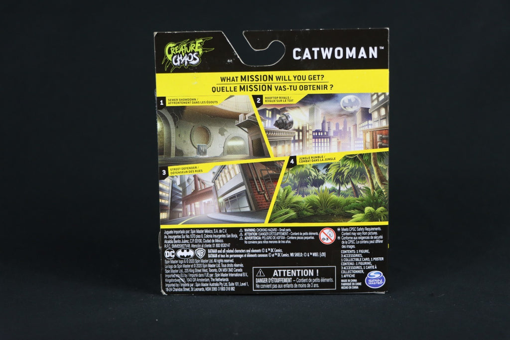 CATWOMAN Spin Master DC Caped Crusader Series 4” Action Figure 2020 1st Edition