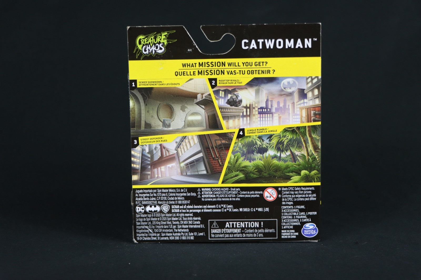 CATWOMAN Spin Master DC Caped Crusader Series 4” Action Figure 2020 1st Edition