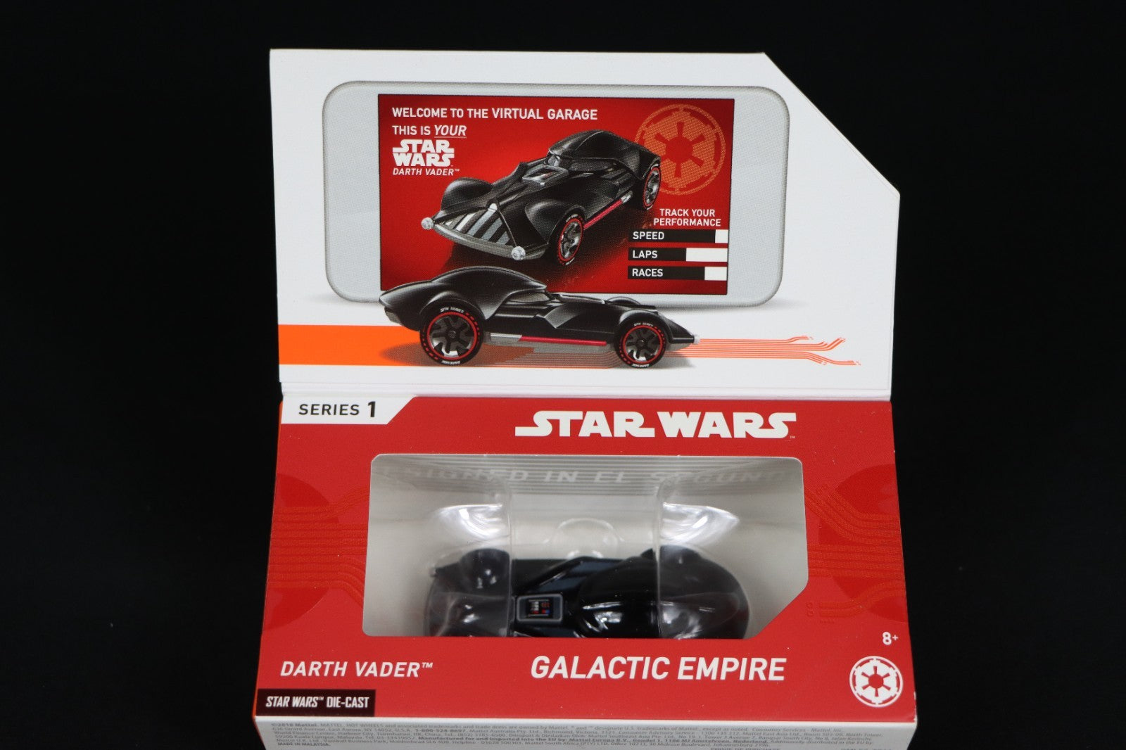 Hot Wheels id Star Wars Darth Vader Limited Run Collectible Series 1 Sealed