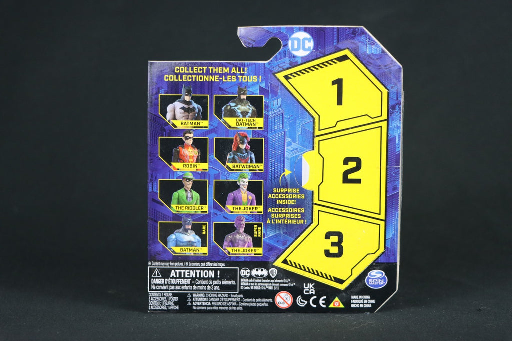 The Riddler Spin Master DC 3.75" Figure Batman Bat-Tech Spin 1st Edition