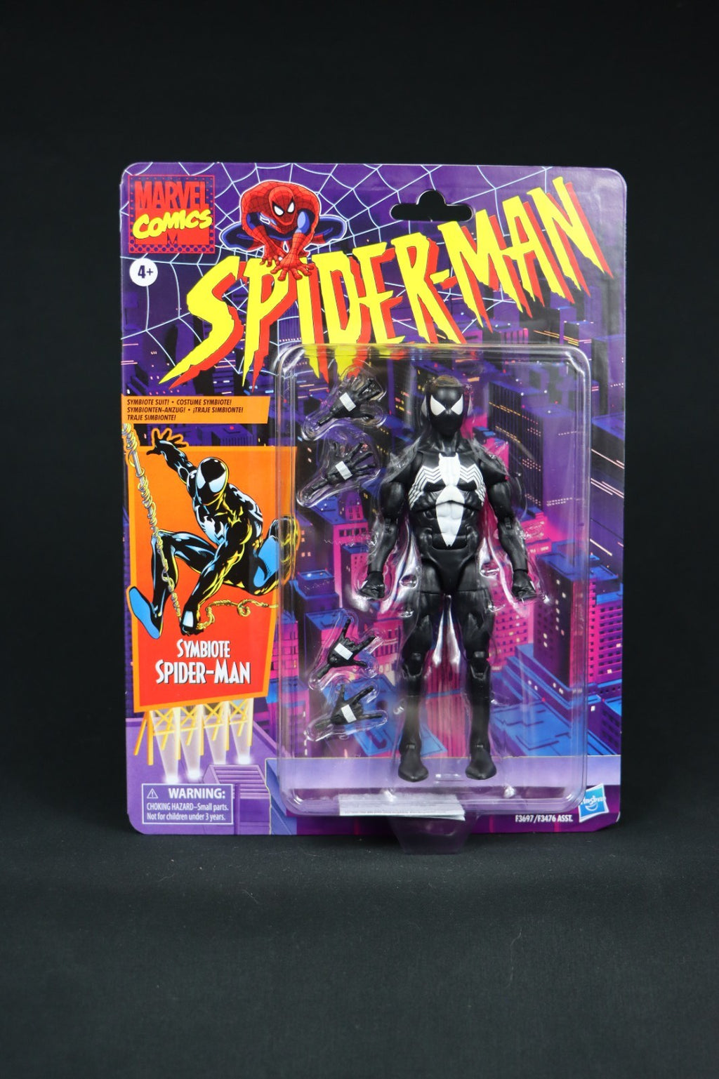 Hasbro Marvel Legends Symbiote Spider-Man 6 inch Action Figure - F3697