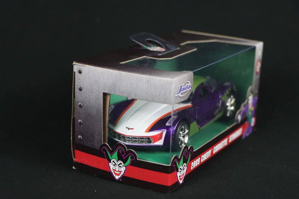 2009 Chevy Corvette Stingray Joker Diecast DC Comics 1/32 JADA 31199