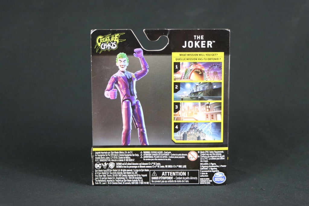 DC Comics Joker The Caped Crusader 4" Action Figure 1st Editions Spin Master