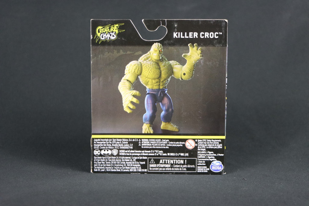 NEW DC COMICS KILLER CROC 4" ACTION FIGURE The CAPED CRUSADER! NEW IN BOX!!