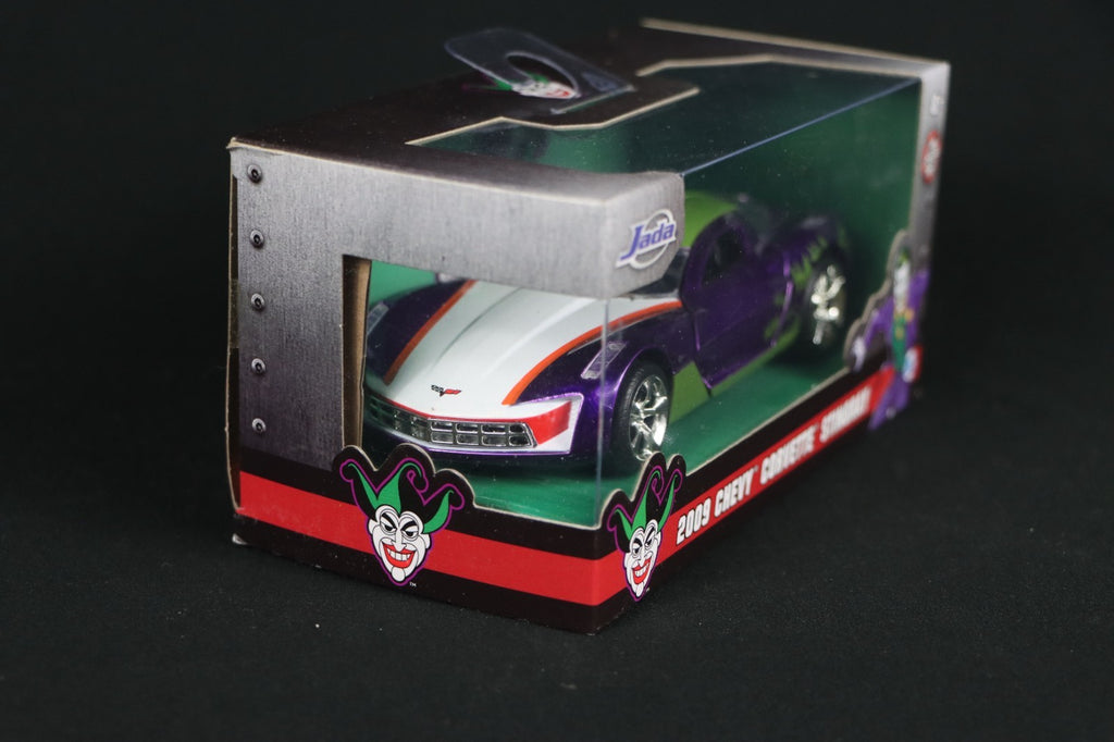 2009 Chevy Corvette Stingray Joker Diecast DC Comics 1/32 JADA 31199