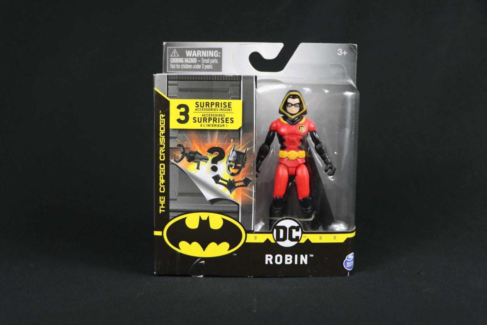 DC Comics Action Figure Caped Crusader Robin Red with Black Hood Hooded NIB