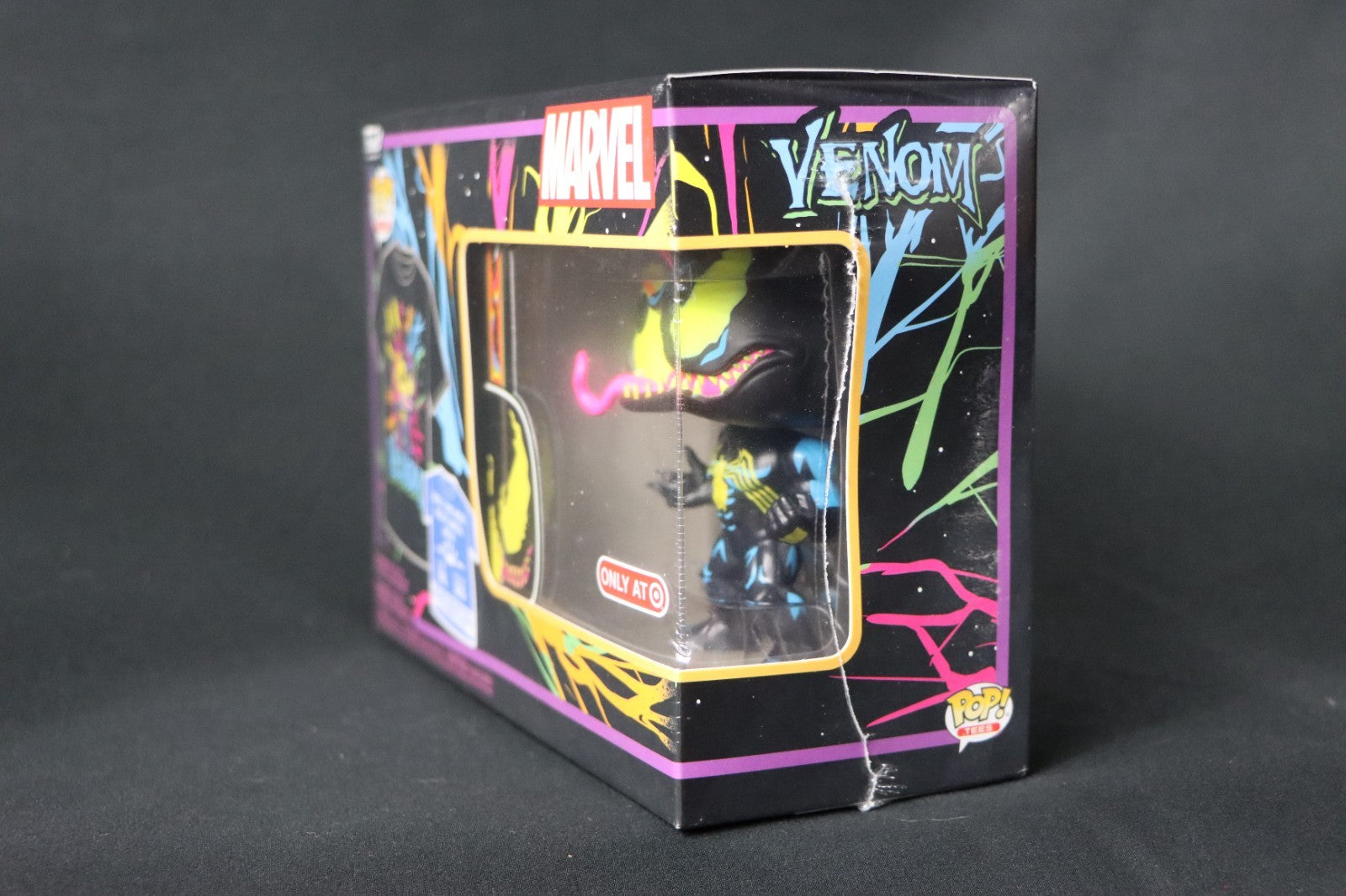 Blacklight Venom Eddie Brock Funko Pop & T-Shirt Bundle 2XL Target - Sealed XXL