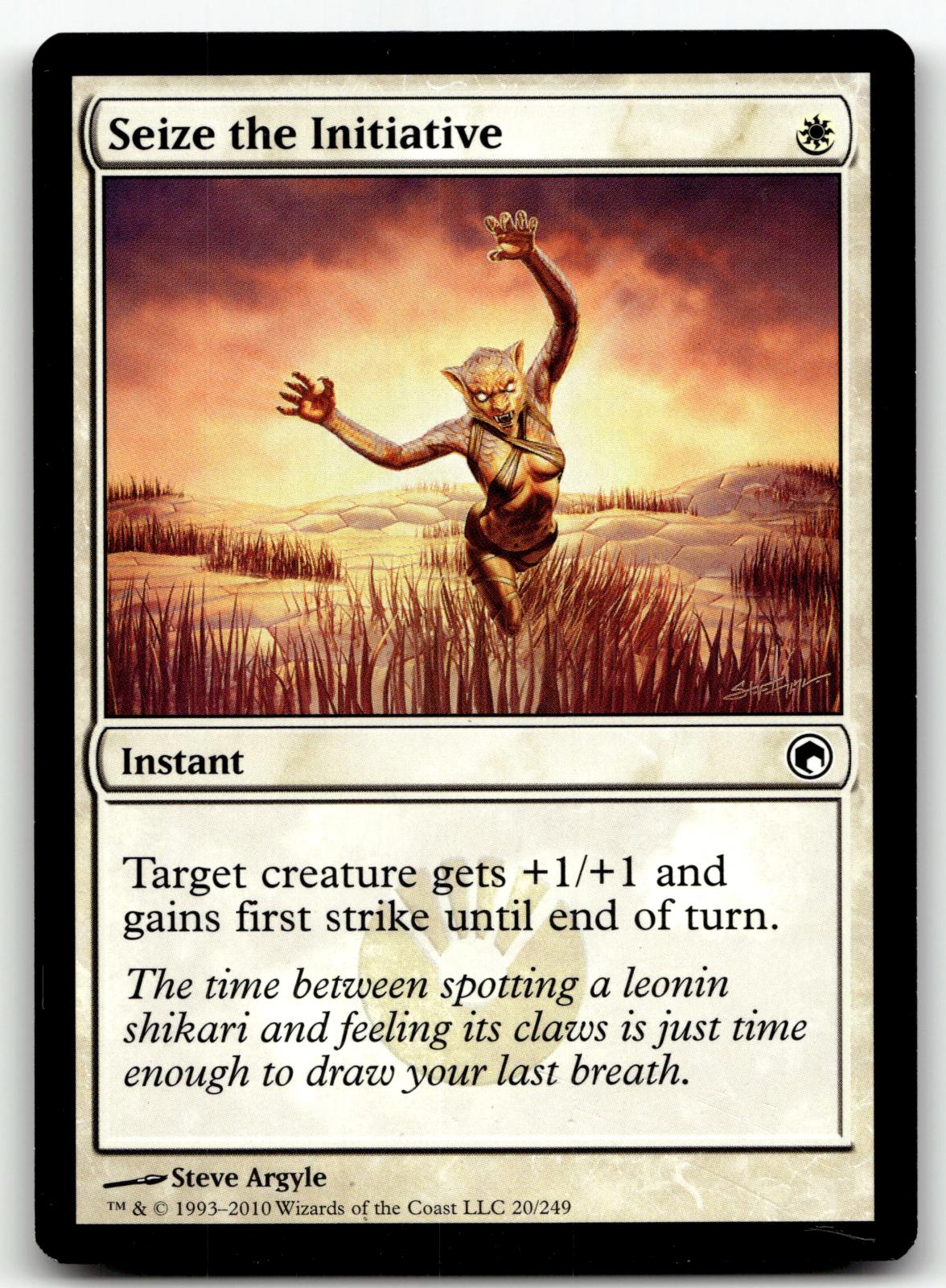 Seize the Initiative 20 Common Scars of Mirrodin Magic: The Gathering Near Mint