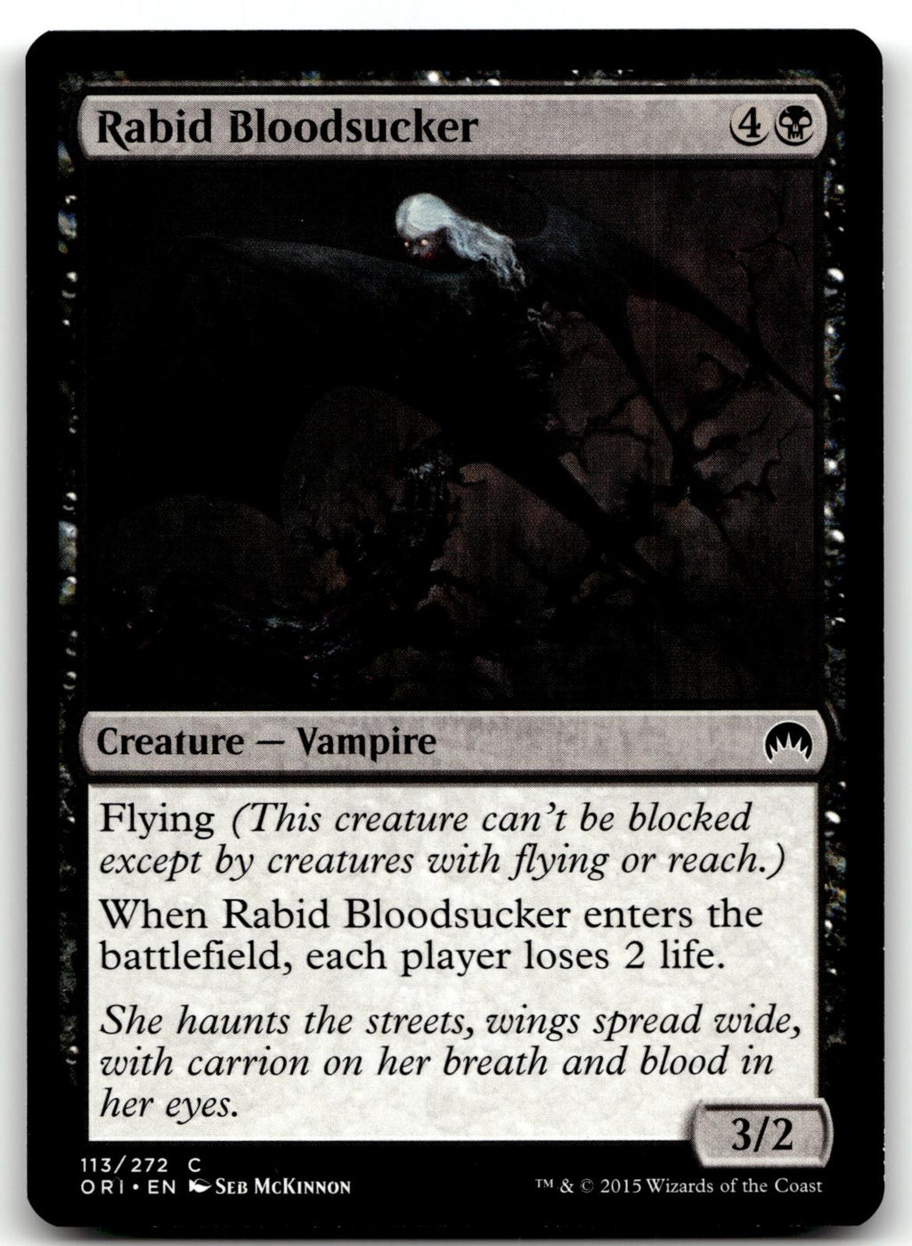 Rabid Bloodsucker 113 Common Magic Origins Magic: The Gathering Near Mint